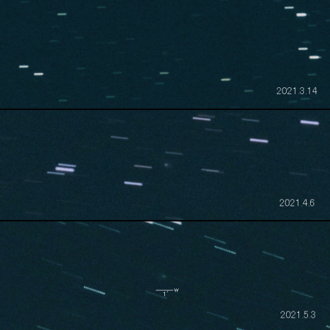 C/2020 S8 (Lemmon) の変化