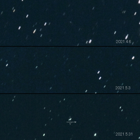 C/2020 H6 (ATLAS) の変化
