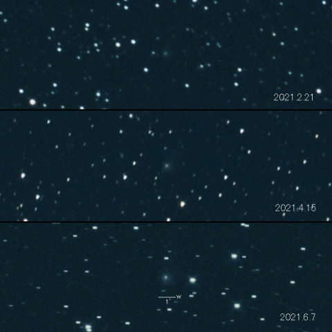 C/2017 K2 (PANSTARRS) の変化