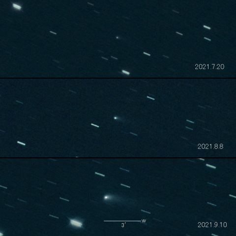 67P (Churyumov-Gerasimenko) の変化