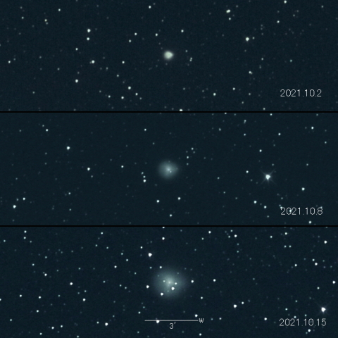 29P (Schwassmann-Wachmann) の変化
