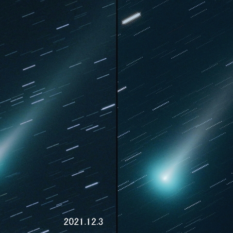 C/2021 A1 (Leonard) の変化