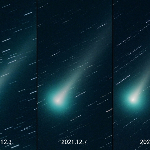 C/2021 A1 (Leonard) の変化