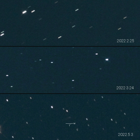 73P（Schwassmann-Wachmann）の変化