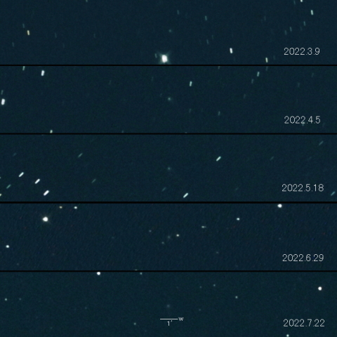 C/2020 H6 (ATLAS) の変化