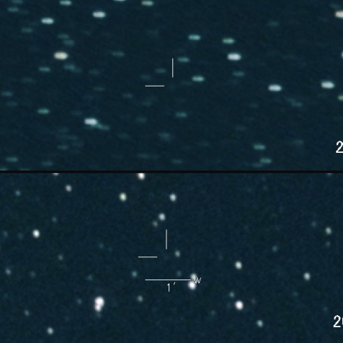 C/2022 L2 (ATLAS)の変化