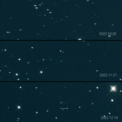 C/2020 S4 (PANSTARRS) の変化