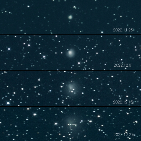 29P（Schwassmann-Wachmann）の変化
