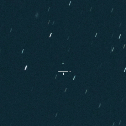 90897 小惑星(98943)2001CC21 による恒星食(観測されず?) by ほし丸 天体写真ギャラリー