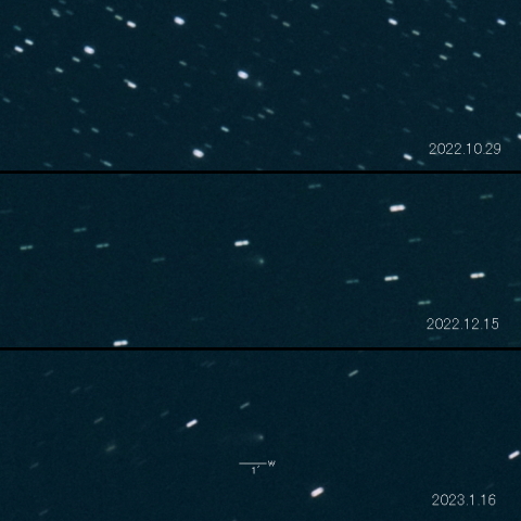 C/2021 X1 (Maury-Attard) の変化