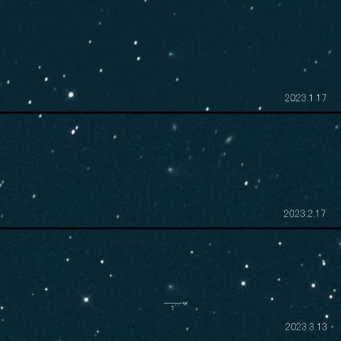 C/2020 S4 (PANSTARRS) の変化