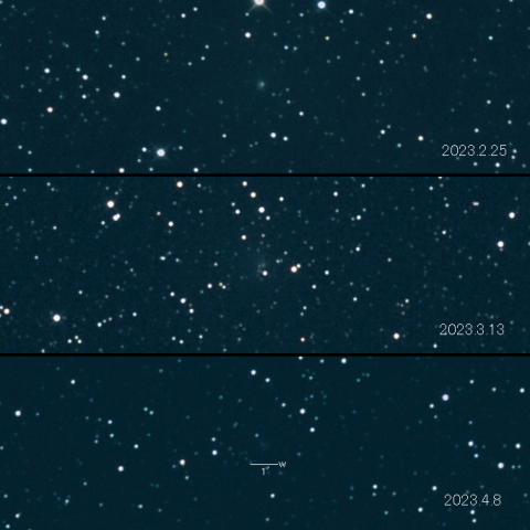 29P（Schwassmann-Wachmann）の変化