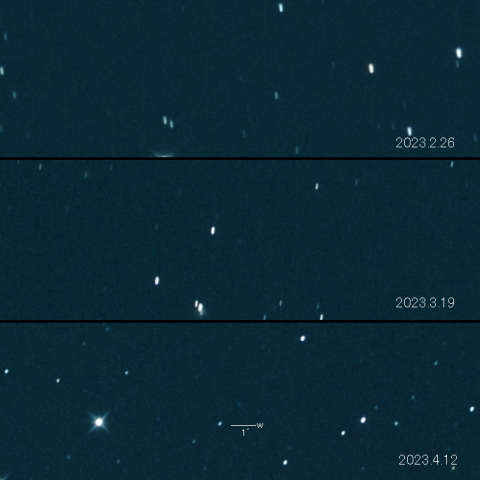 C/2022 U3 (Bok)  の変化