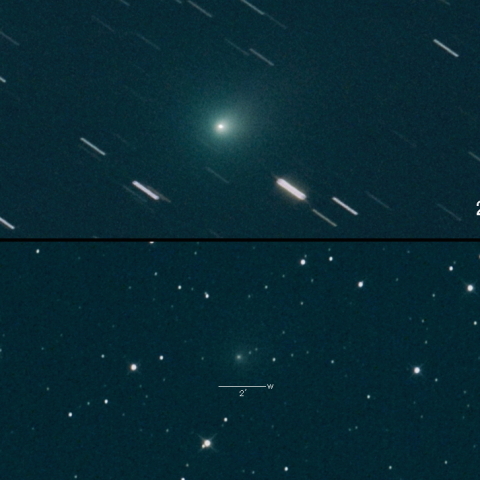 C/2022 A2 (PANSTARRS) の変化