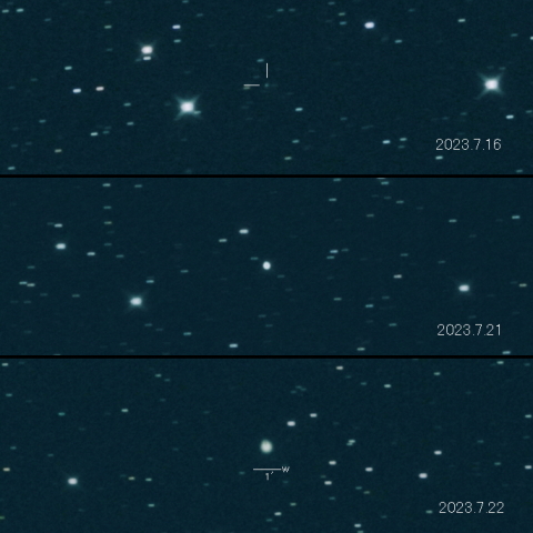 12P（Pons-Brooks）のアウトバースト