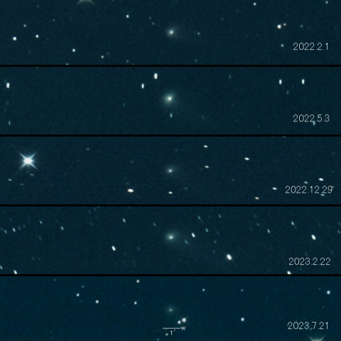 C/2019 T4 (ATLAS) の変化