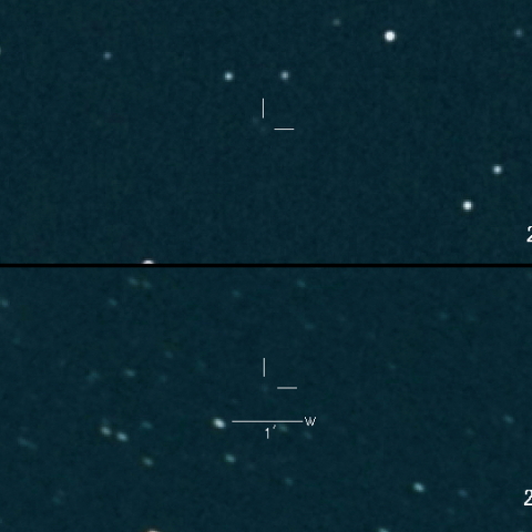  C/2021 S4 (Tsuchinshan) の変化