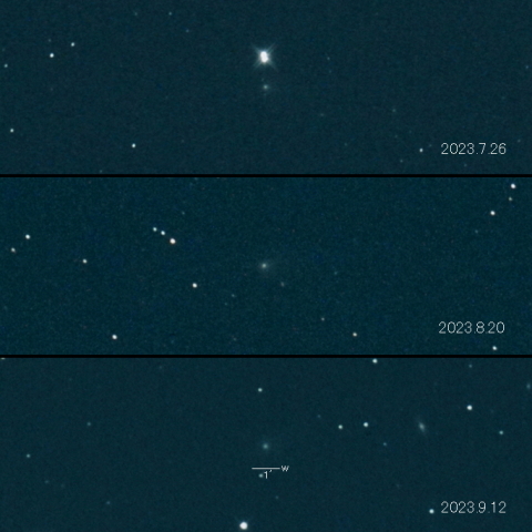 C/2022 JK5 (PANSTARRS) の変化