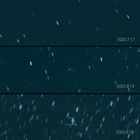 126P（IRAS）の変化