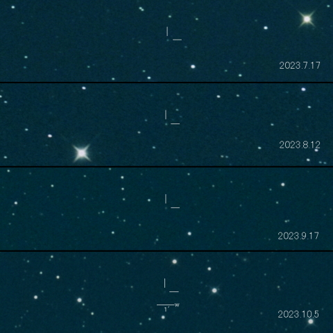 P/2023 M4 (ATLAS) の変化