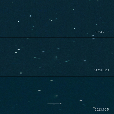 C/2021 X1 (Maury-Attard) の変化