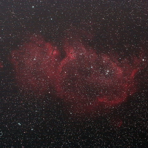 散光星雲　IC1848