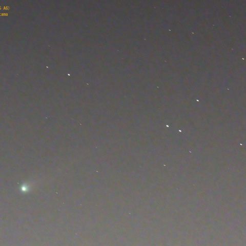 レモン彗星 10月17日夕