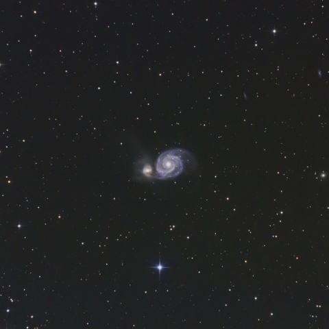 M51　子持ち銀河