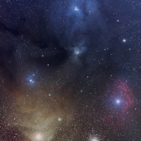 さそり座　アンタレス付近