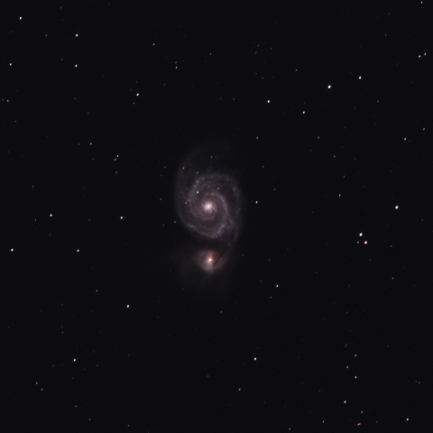 M51　子持ち銀河