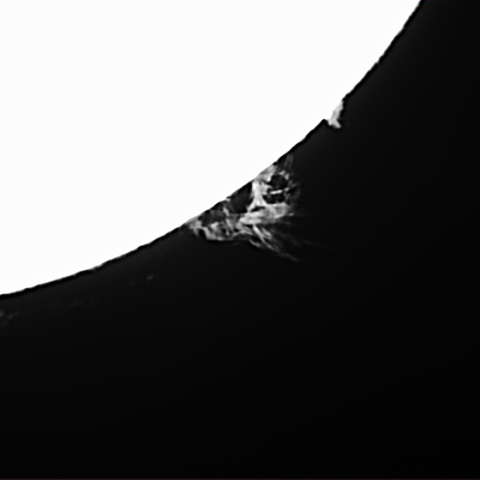 お日様　プロミネンス