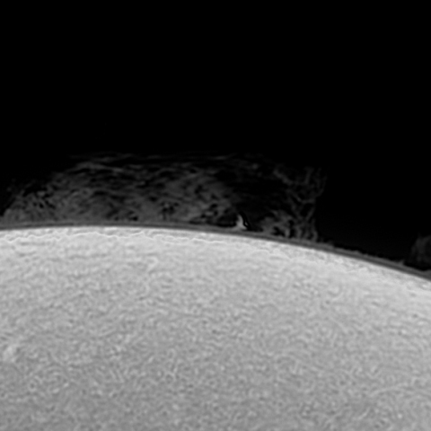 お日様　プロミネンス