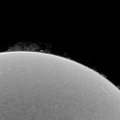 お日様　プロミネンス