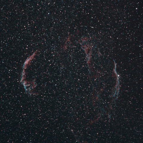 網状星雲　NGC6992 NGC6960