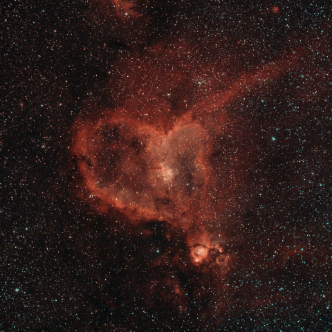 ハート星雲　IC1805