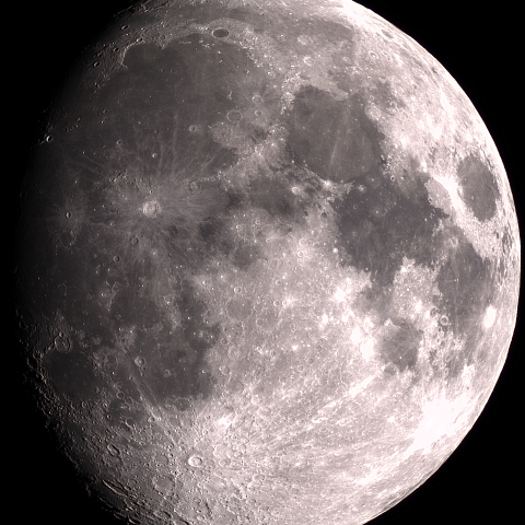 お月様（LRGB合成）