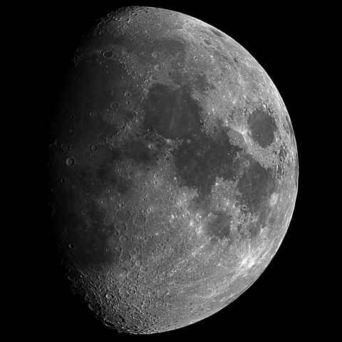 今日のお月様　月齢9.1