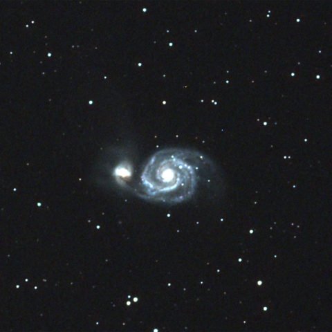M51 子持ち銀河