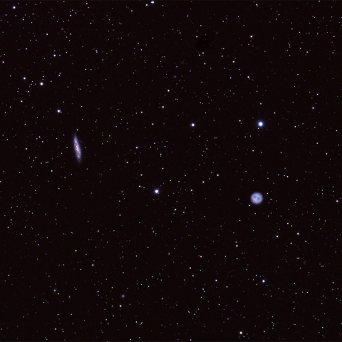 ふくろう星雲　M97とM108