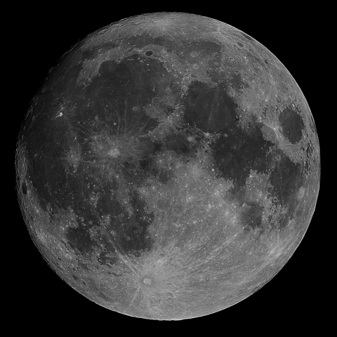 元旦スーパームーン