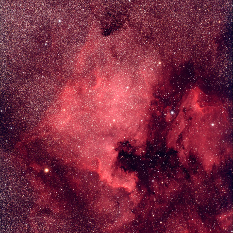 北アメリカ星雲とペリカン星雲