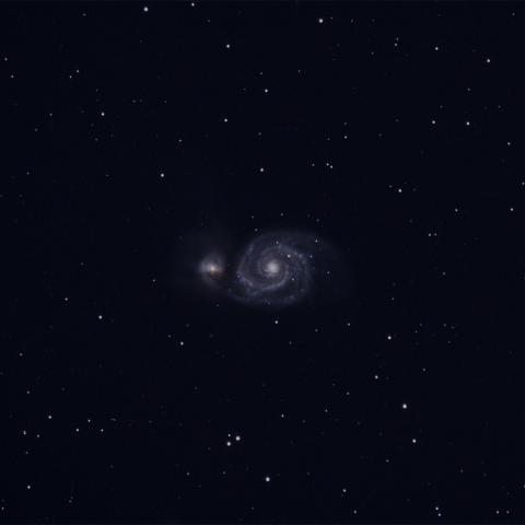 M51　子持ち銀河