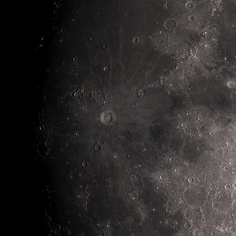 月面　コペルニクスの周辺