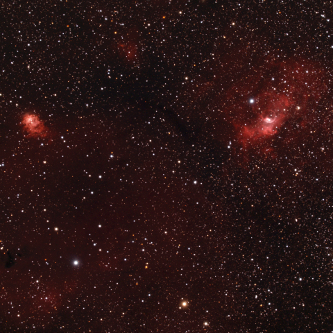 シャボン玉星雲　NGC7635
