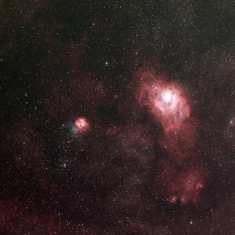 三裂星雲　干潟星雲