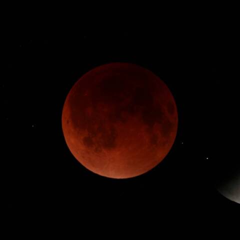 皆既月食 9/8 地球の影