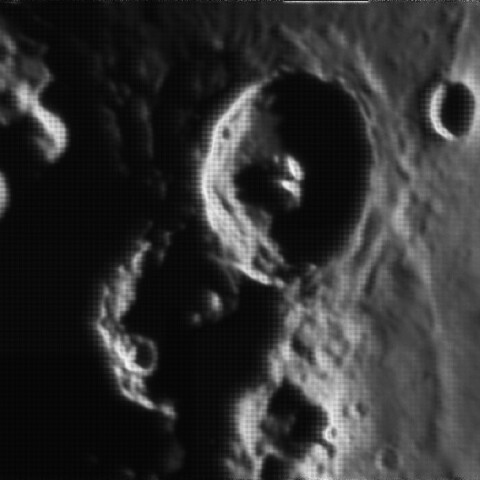 月 テオフィルス付近 4/28