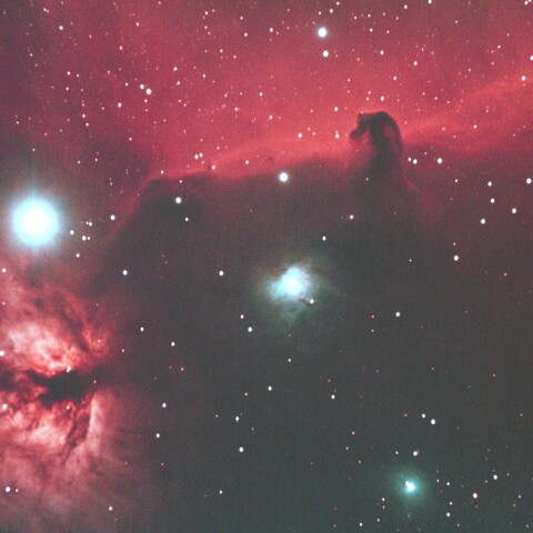 馬頭星雲と燃える木星雲 1/13
