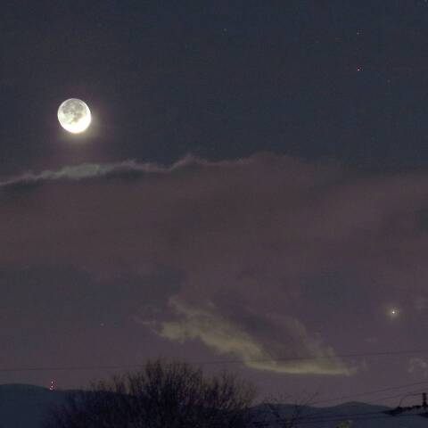 月と木星の接近 2/3