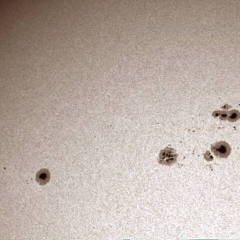 太陽黒点（黒点群）4/23